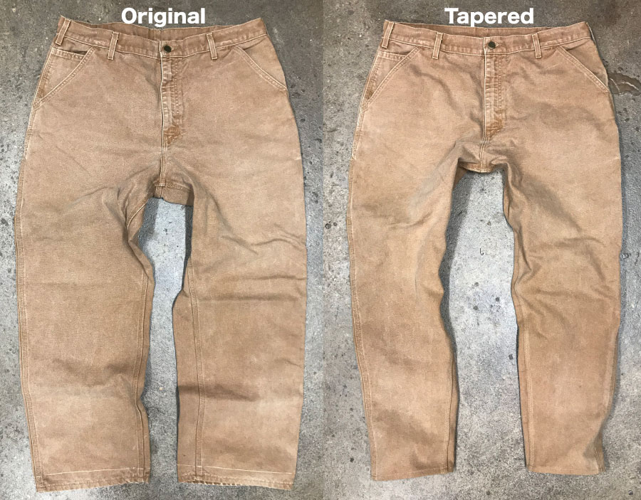 tapered carpenter jeans