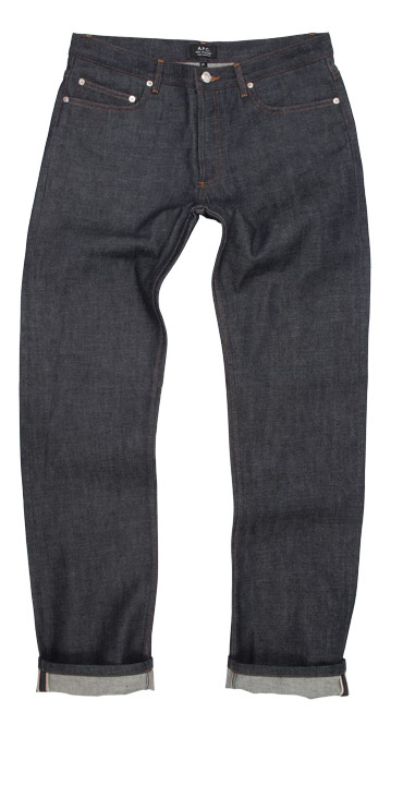 A.P.C. Petit New Standard selvedge raw denim jeans fit guide