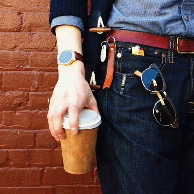 David Ou of @liveironically features pocket detail of Williamsburg raw jeans