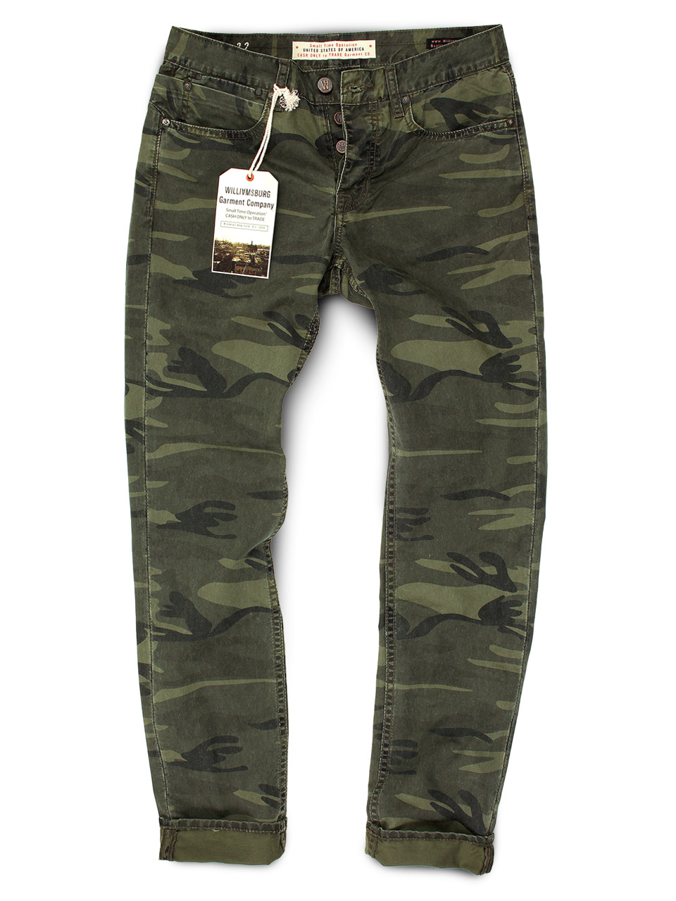 Afsnijden Leraren dag aangrenzend Camouflage Jeans - Williamsburg Garment Co.