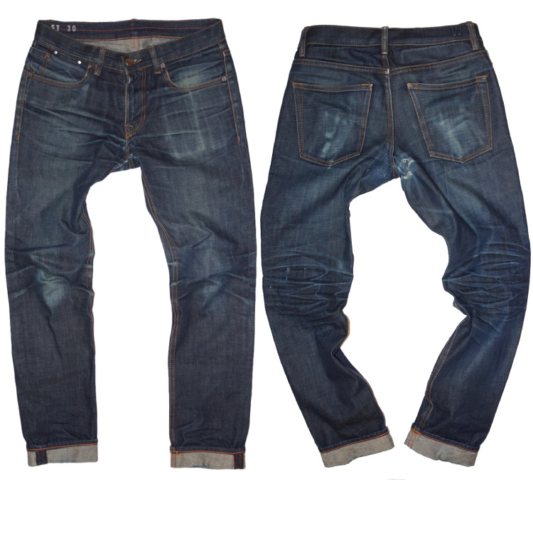Raw Denim Jeans Aged & Faded from our Customers | Williamsburg