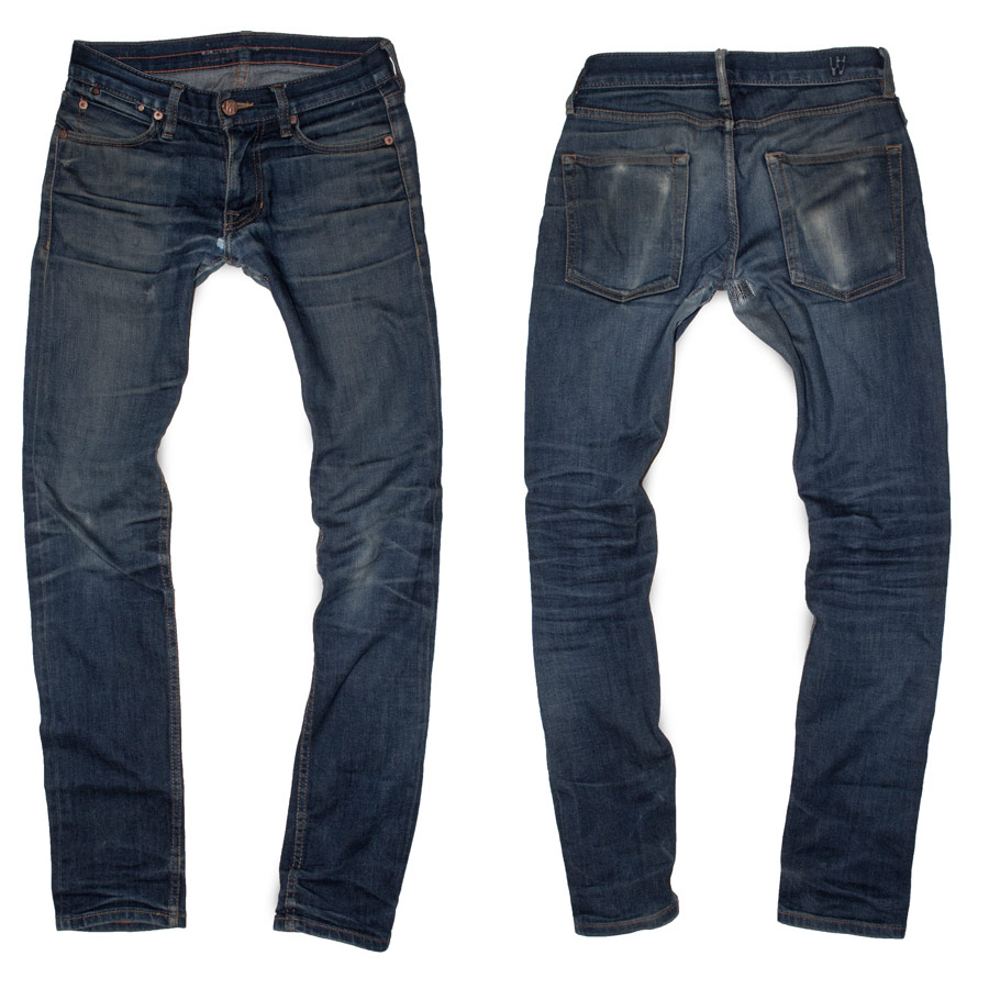 Raw Denim Jeans Aged & Faded from our Customers Williamsburg